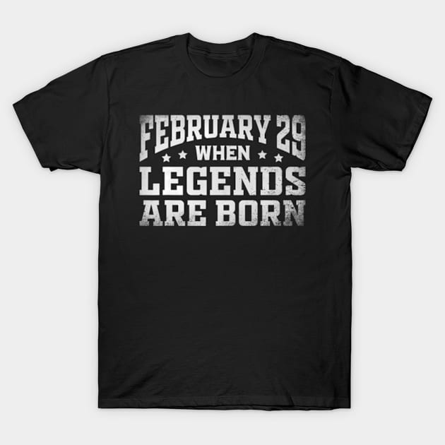 February 29 Birthday Leap Year Cool Leap Day T-Shirt by Eduardo